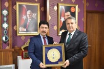 KREDI VE YURTLAR KURUMU - Başkan Çerçi, Coşkun'la Vedalaştı