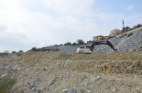 İSTİNAT DUVARI - Heyelan Bölgesinde Zemin Stabilizasyon Çalışmaları Başladı