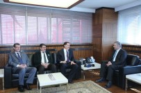ŞEREF MALKOÇ - Kamu Başdenetçisi Şeref Malkoç, Başkan Mustafa Çelik'i Ziyaret Etti