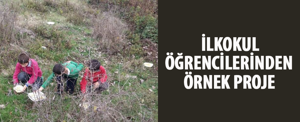 İlkokul öğrencilerinden örnek proje