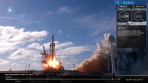 KENNEDY UZAY MERKEZI - Spacex, Falcon Heavy Roketini Fırlattı
