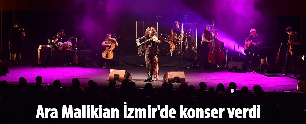 Ara Malikian İzmir'de konser verdi