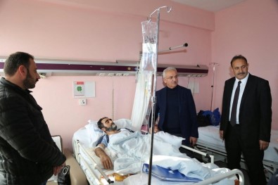 Başkan Başsoy' Dan Hastahane Ziyareti