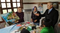 MESLEK KURSU - Başkan Karataş Kadın Kültür Ve Sanat Merkezini İnceledi