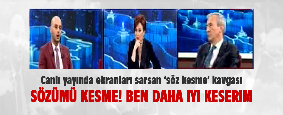 Habertürk canlı yayınında gergin anlar