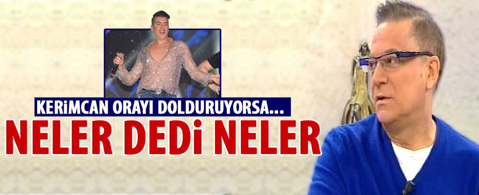 Mehmet Ali Erbil'den Kerimcan'a sert sözler