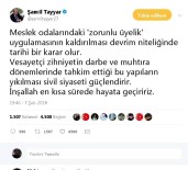 ŞAMİL TAYYAR - Milletvekili Tayyar'dan Zorunlu Üyelik Değerlendirmesi