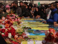 YPG - YPG'li teröristler için toplu cenaze töreni