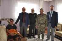 KARDEŞ KAVGASI - Akşehir Protokolünden Yaralı Uzman Çavuşa Ziyaret