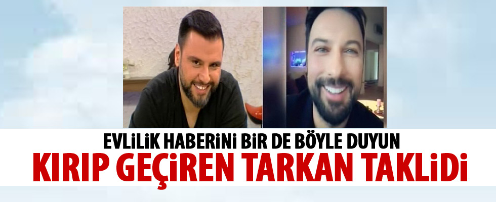 Alişan'dan Tarkan taklidi