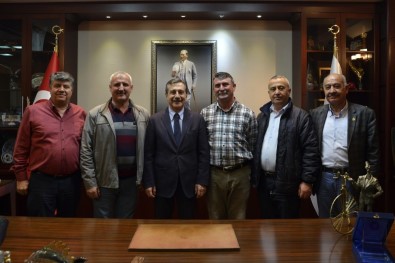 CHP Alpu İlçe Teşkilatından Başkan Ataç'a Ziyaret