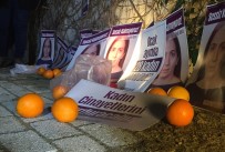 Şişli'de Kadın Cinayetlerine Portakallı Protesto