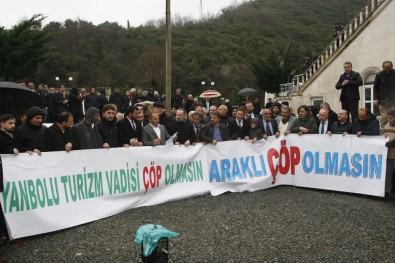 Trabzon'da Katı Atıktan Elektrik Üretilecek Tesise Protesto