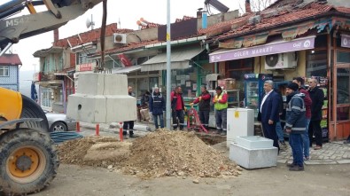 Hisarcık'ta Mobese Sistemi Kurulum Çalışmaları