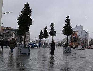 Taksim'deki manolya ağaçları beğenildi