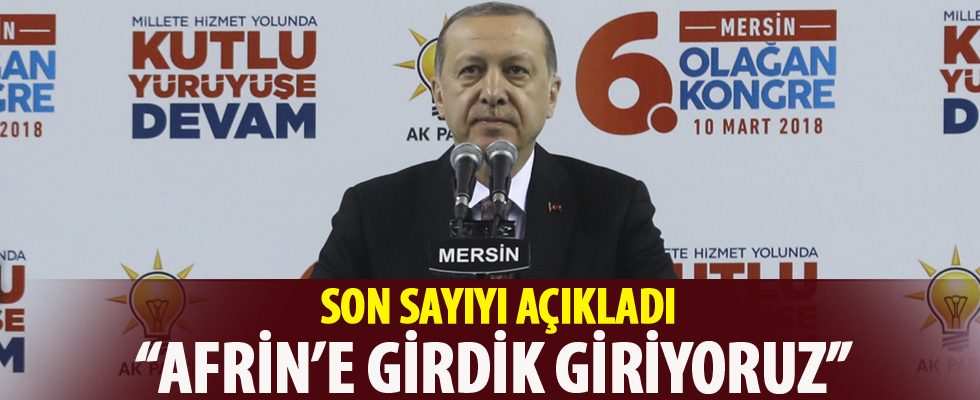 Cumhurbaşkanı Erdoğan: 3213 terörist etkisiz hale getirildi