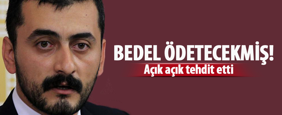 Eren Erdem tehdit etti