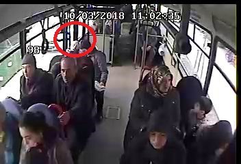 Otobüste ölüm kamerada!