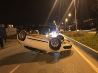Samsun'da Otomobil Takla Attı Açıklaması 3 Yaralı