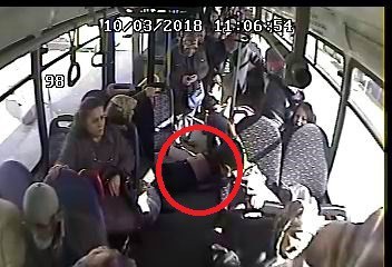 Otobüste ölüm kamerada!