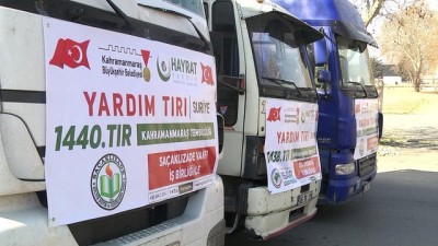 Kahramanmaraş'tan Afrin Ve İdlib Halkına Yardım