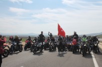 YUSUF GÜLER - Motosiklet Tutkunlarından Zeytin Dalı Harekatı'na Destek