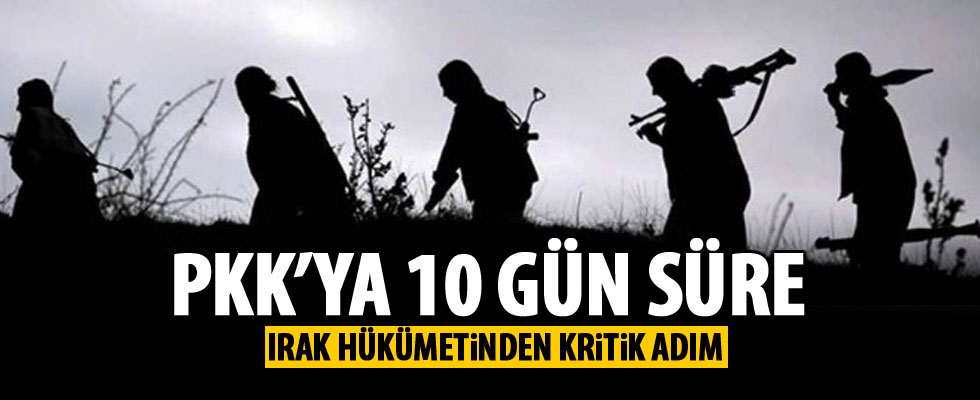 Musul'da, PKK'ya 10 gün süre tanındı