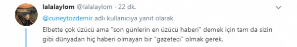 Cüneyt Özdemir'den takipçilerine tepki
