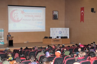 Bayburt'ta İstiklal Marşı Ve Mehmet Akif Ersoy'u Anlatan Konferans Düzenlendi