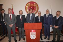 BAYBURT ÜNİVERSİTESİ REKTÖRÜ - Gümrük Ve Ticaret Bakanı Tüfenkci İle Maliye Bakanı Ağbal, Bayburt Valiliği'ni Ziyaret Etti