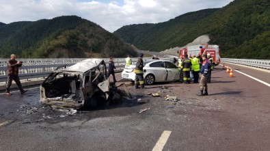 Korkunç kaza!! 2 kişi yanarak öldü