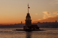 KıZ KULESI - İstanbul'da Gün Batımı Kartpostallık Görüntüler Oluşturdu