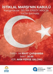 İstiklal Marşı'nın Kabulünü Mehmet Akif Ersoy'un Torunu Anlatacak