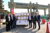 SINIR ÖTESİ - Sivil Memurlardan Mehmetçik'e Temizlik Malzemesi Yardımı