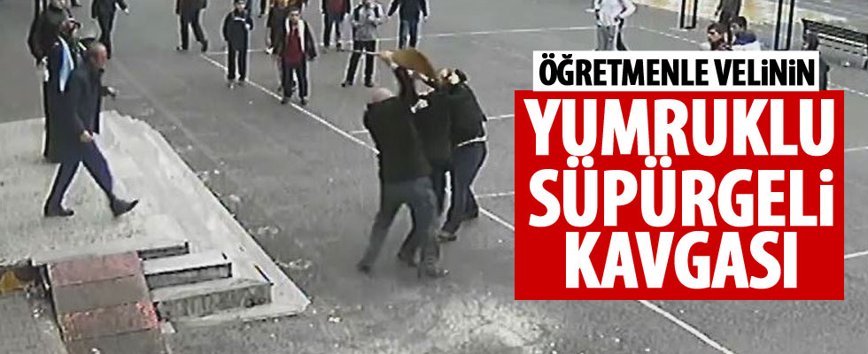 Veliden öğretmene yumruklu saldırı