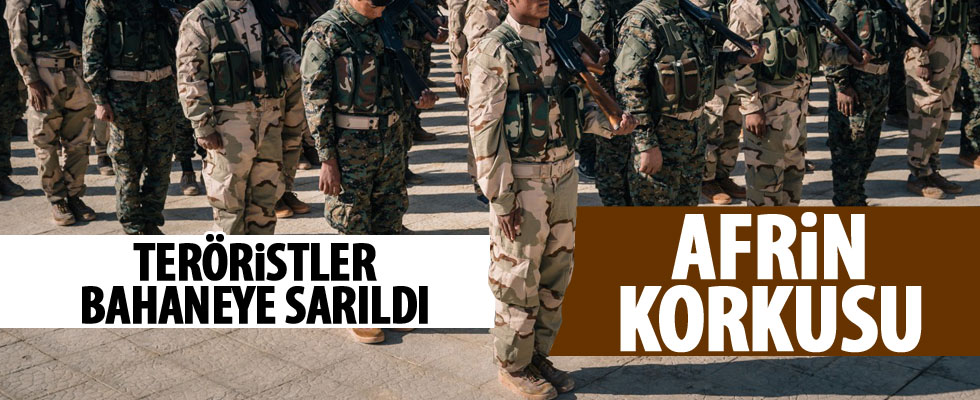 Teröristleri korku sardı