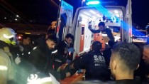 Bahçelievler'de Otomobil Bariyerlere Çarptı Açıklaması 1 Yaralı