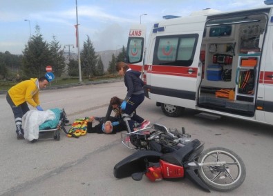 Beypazarı'nda Trafik Kazası 1 Yaralı