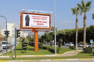 Mersin Barosu'ndan Bilboardlı Bilgilendirme