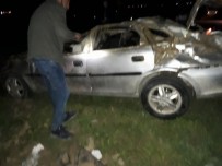 Otomobil Takla Attı Açıklaması 2 Yaralı