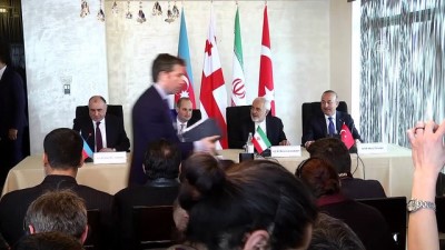 Türkiye-Azerbaycan-Gürcistan-İran Dışişleri Bakanları Dörtlü Toplantısı