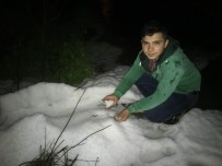 YURTPıNAR - Antalya'da Dolu Şaşkınlığı