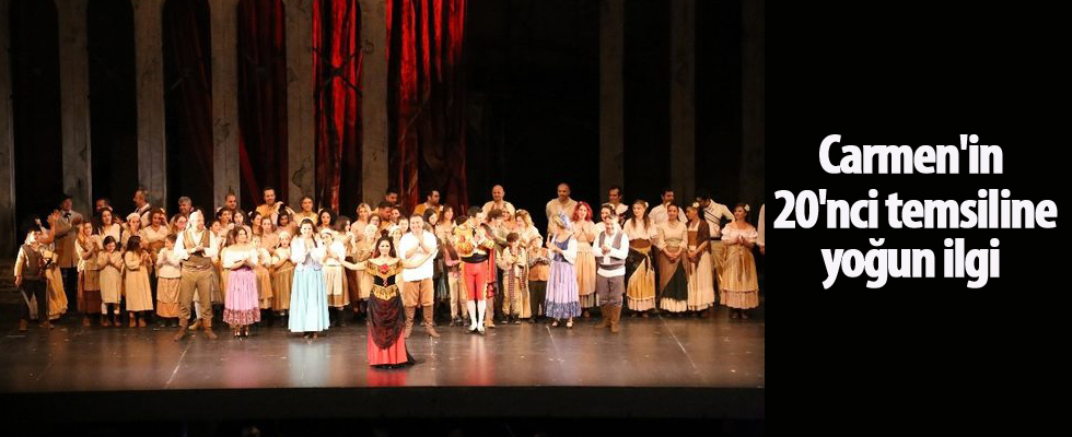 Carmen'in 20'nci temsiline yoğun ilgi