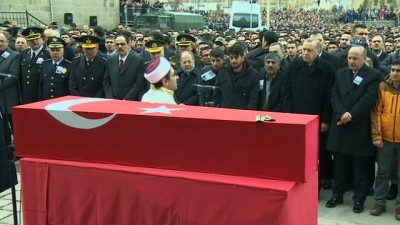 Cumhurbaşkanı Erdoğan, Şehit Teğmenin Cenaze Törenine Katıldı