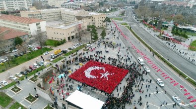 Kayseri'den Mehmetçiğe Bin Bayraklı Selam