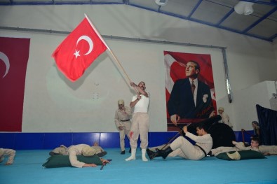 Kumluca'da Çanakkale Ruhu Canlandırıldı