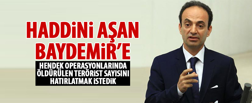 Osman Baydemir'den hadini aşan sözler