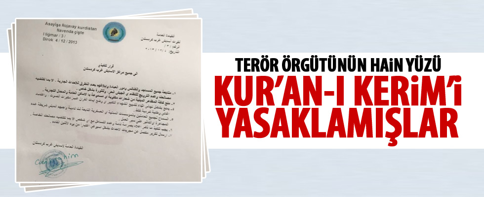 Terör örgütünden hain yasaklar