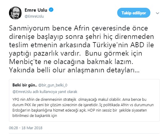 FETÖ'cü Emre Uslu'dan Türkiye'ye alçak suçlama