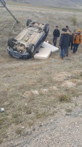 Bayburt'ta Trafik Kazası Açıklaması2 Yaralı